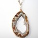 Peek-A-Boo Geode Tiger Eye Gold Necklace