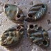 Prairie Wind Canoe Connector Beads - Handmade Ceramic Beads