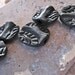 Black Raven Tribal Beads - Handmade Ceramic Beads