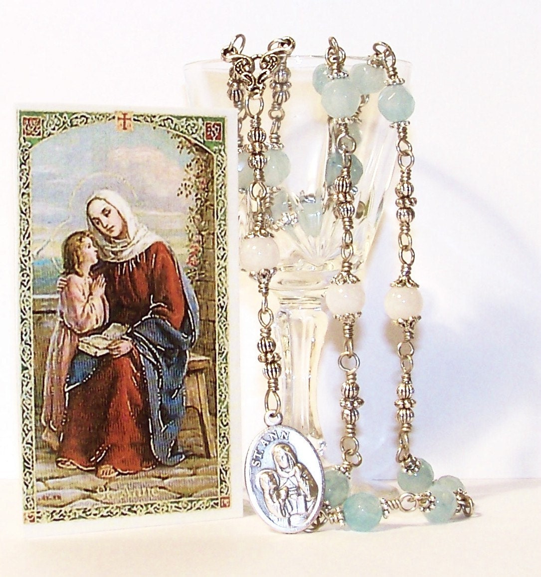 Unbreakable Chaplet of St. Anne Patron Saint of by foodforthesoul