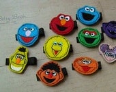 Sesame Street Felt Hair Clip-Choose One