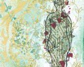 Art Print Reproduction 5x7 - Overgrown