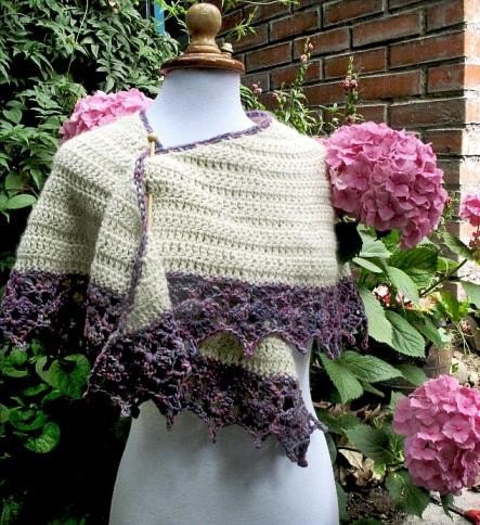 Hydrangea Shawl PDF Crochet Pattern