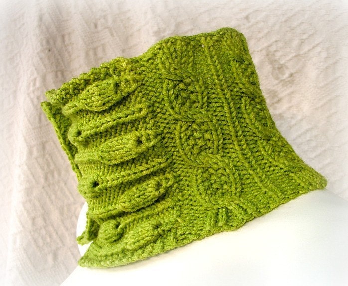 Flowers and Leaves PDF Knitting Pattern
