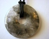 LAST ONE AVAILABLE Contemplate - Labradorite 40mm Pendant - Nursing, Grabbing, and Healing Necklace