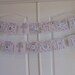 Baptism Celebration Name Banner (God Bless)