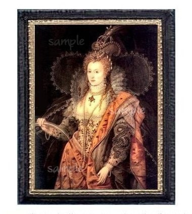 The Royal Queen Miniature Dollhouse Art Picture 6769