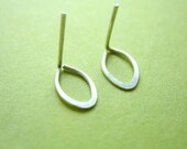 Tiny Little Leaves Studs Sterling Silver Post Earrings