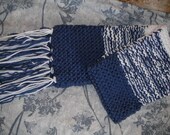 Blueberries and Creme Scarf on SALE