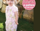 Fashion Girl's Rompers - (12 months upto age 6) PDF patterns