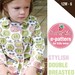 Stylish  kids coat - double breasted, peterpan collar ( Age 1 to 6 )PDF patterns