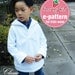 Unisex Shawl Collar Pullover (12 months upto age 6) PDF pattern