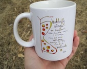 MUG titled butterfly wings. by rachel awes.