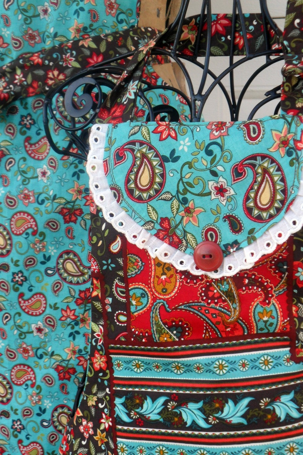 Reserved for Jess Mother and Two Daughter Aprons REVERSIBLE