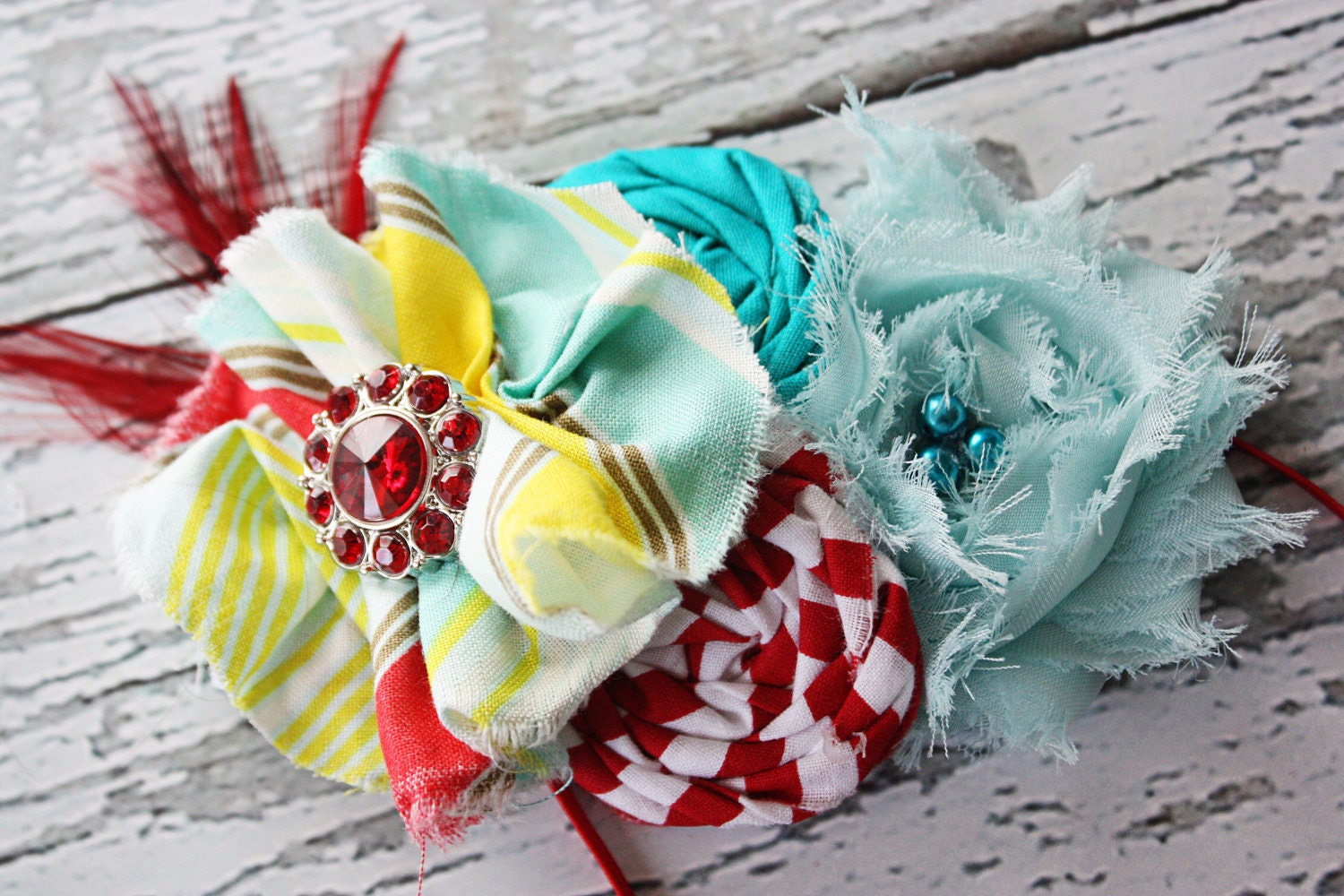 Under the Big Top -  bright and funky circus inspired hair band