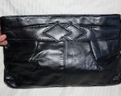 1980s Midnight Black Bechamel Purse
