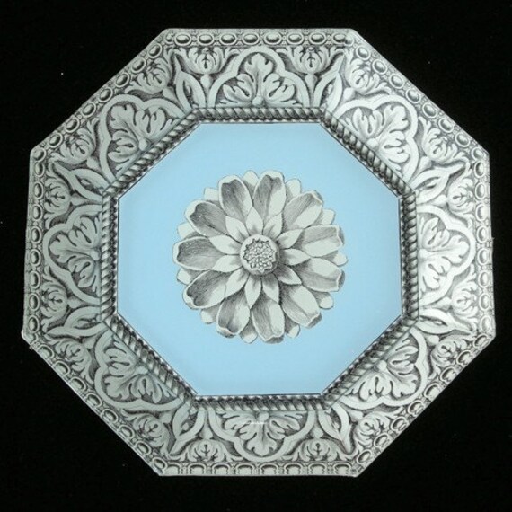 Blue B/W Plate