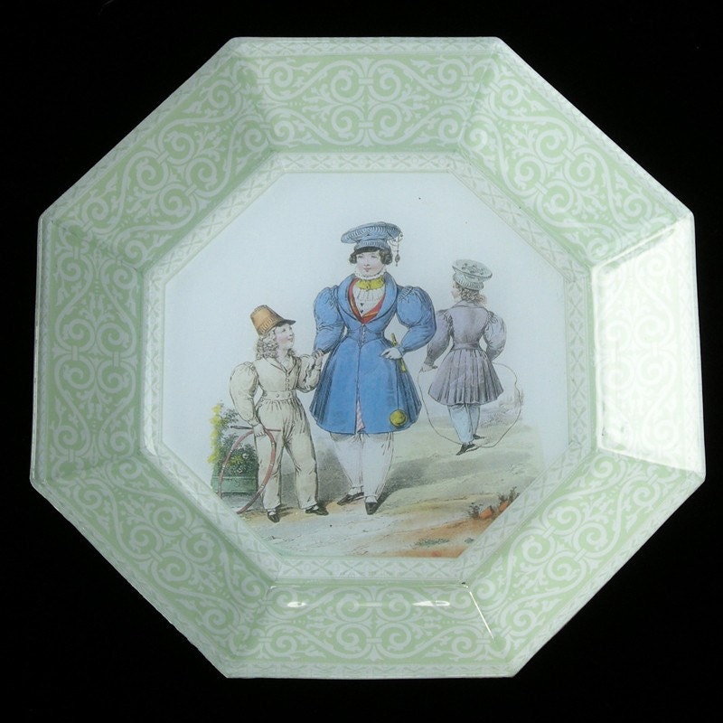 French Fashion Plate-Green