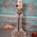 Vintage Clear Glass Table Lamp