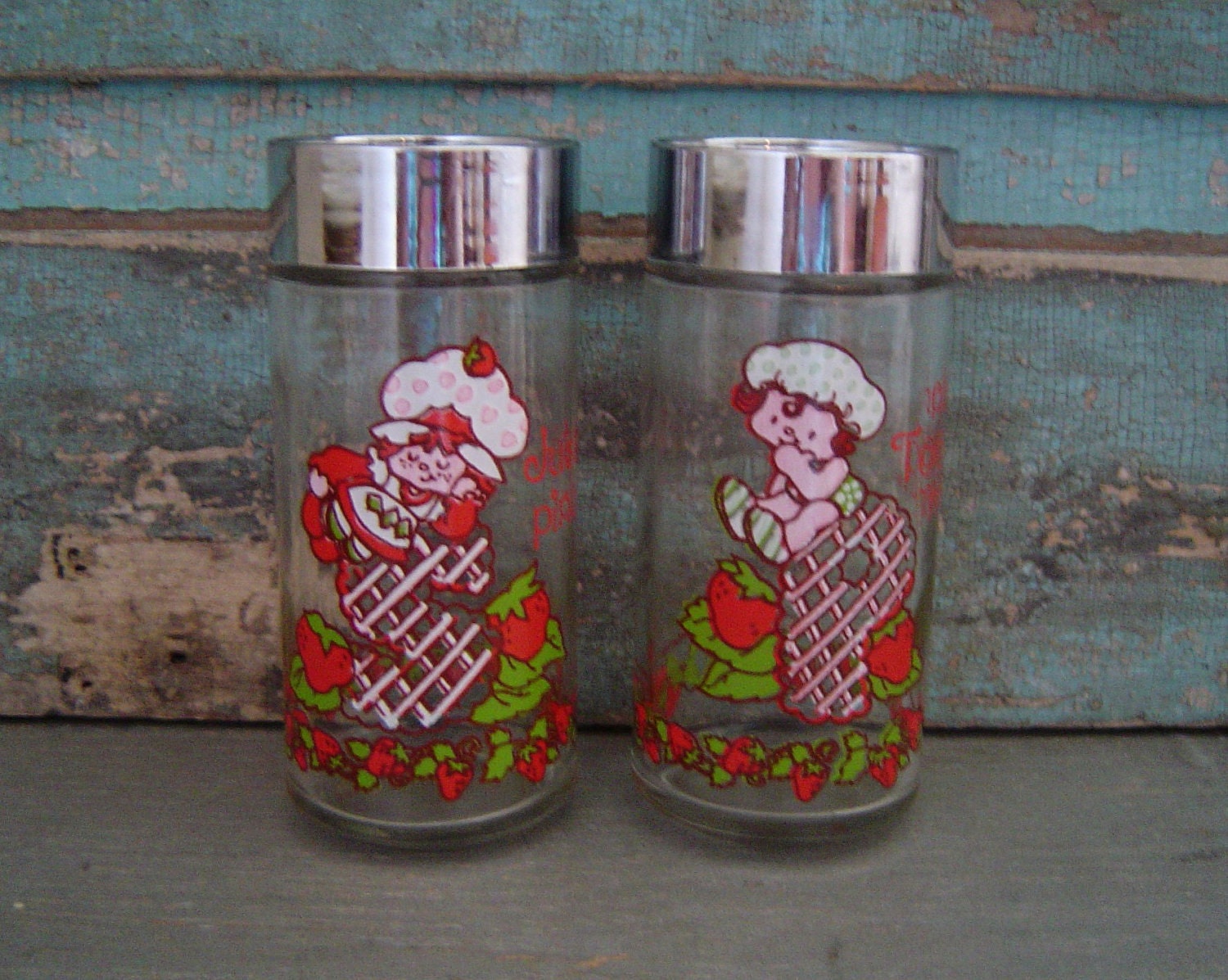 Strawberry Shortcake Shaker Set Vintage