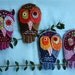 Crazy Owl - Crochet Pattern (Applique)