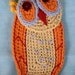 SCREECH OWL- Crochet Pattern (Applique)