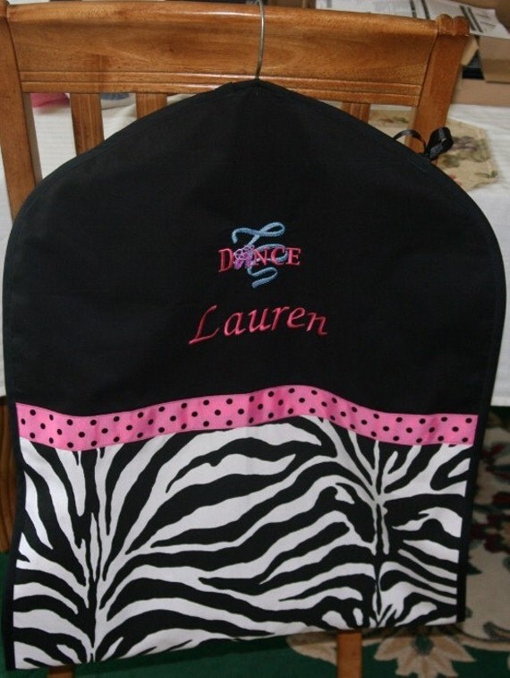 Personalized dance cheer garment bag with design and by HooRaze