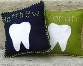 Tooth Fairy Pillow--Personalized--Any Color Felt