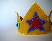 Felt Star Crown, Any Color You Choose