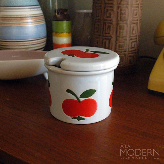 Waechtersbach Apple Jam Jar Pot West Germany