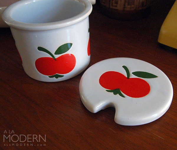 Waechtersbach Apple Jam Jar Pot West Germany
