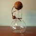 Pyrex Glass Carafe With Cork Ball Stopper