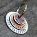 Custom Pet ID Tag - Jackson - in Layered Mixed Metal, as featured in Martha Stewart Living