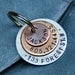 Custom Pet ID Tag - Jackson - in Layered Mixed Metal, as featured in Martha Stewart Living