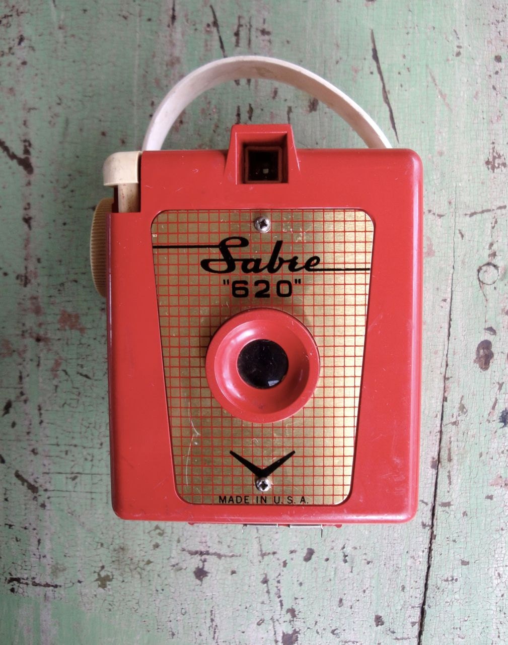 Vintage Camera Sabre 620 Red Bakelite 1950s RESERVED FOR ALICE