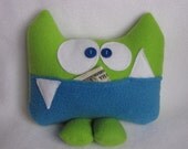 Tooth Fairy pillow - Sherman the tooth fairy pillow by Kooky Critters