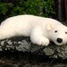 Felted wool polar bear - BinneBear gift - Handmade work
