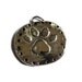 Sterling Silver Charm Dog Puppy Paw Dog Bone Dog Lovers 13mm Oxidized