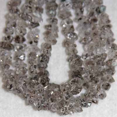 Herkimer Diamond Tourmilated Quartz Mini Nuggets 6-7mm