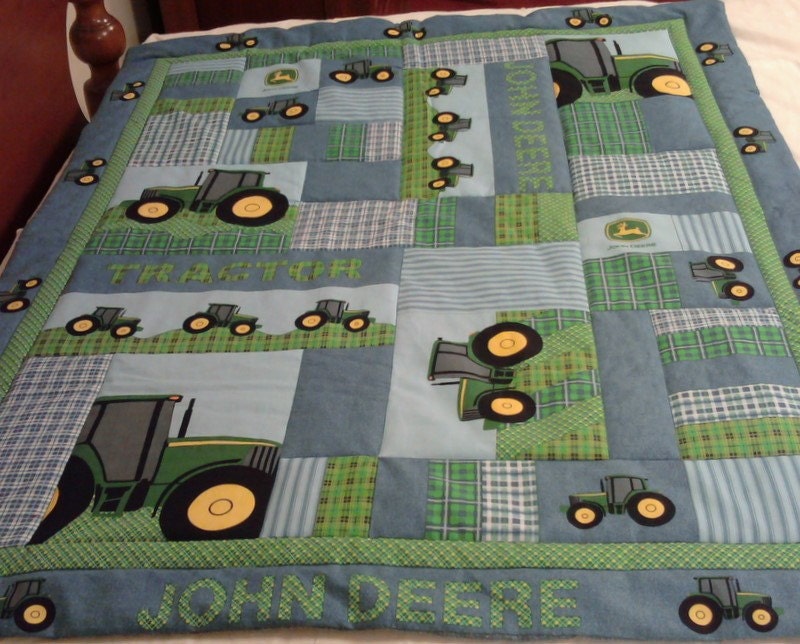 JOHN DEERE QUILT by LaniesCreations on Etsy