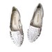 White Wedding Huarache Sandals
