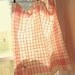 Antique TOWEL French Linen Cranberry Red Monogram Cross stitched 'GR' - Farm Fresh UNUSED Find
