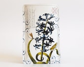 iPhone 4 case Fresh Spring Bluebells Butterfly Dragonfly- Leather iPhone case suits smart phones exc Blackberry and HTC HD - Free Shipping