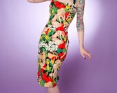 Aloha Girls Sun Dress, handmade, made to measure, any size