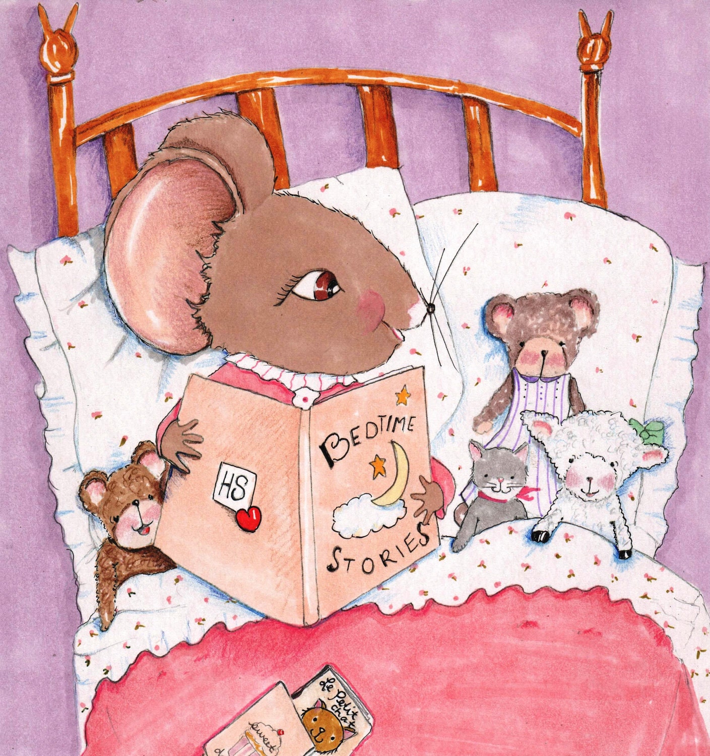 Childrens Art Print  Children Nursery Decor  8x10 Childrens Room Decor