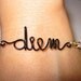 Carpe Diem Bracelet Black Copper Wire Silver Plated Infinity Delicate