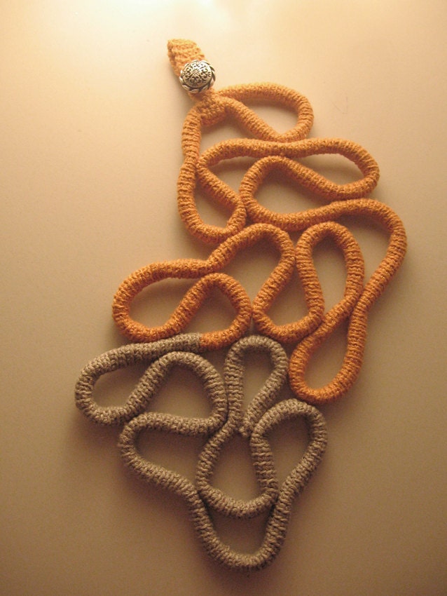 Crochet bracelet - Mystic Tower