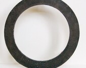 Letter O 8 inch Pre 1950s West Texas Outdoor Building Letter. Heavy Bronze Brass