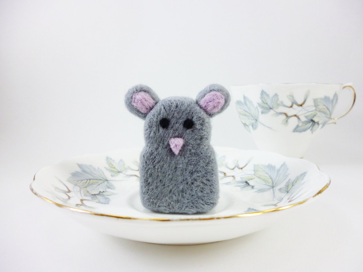 Woolly Animal Square koala wool animal figurine simple home decor