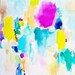 Summer Song- Original Painting- 15x11- Fresh, Colorful Abstraction